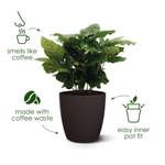 the coffee collection round 14cm espresso brown